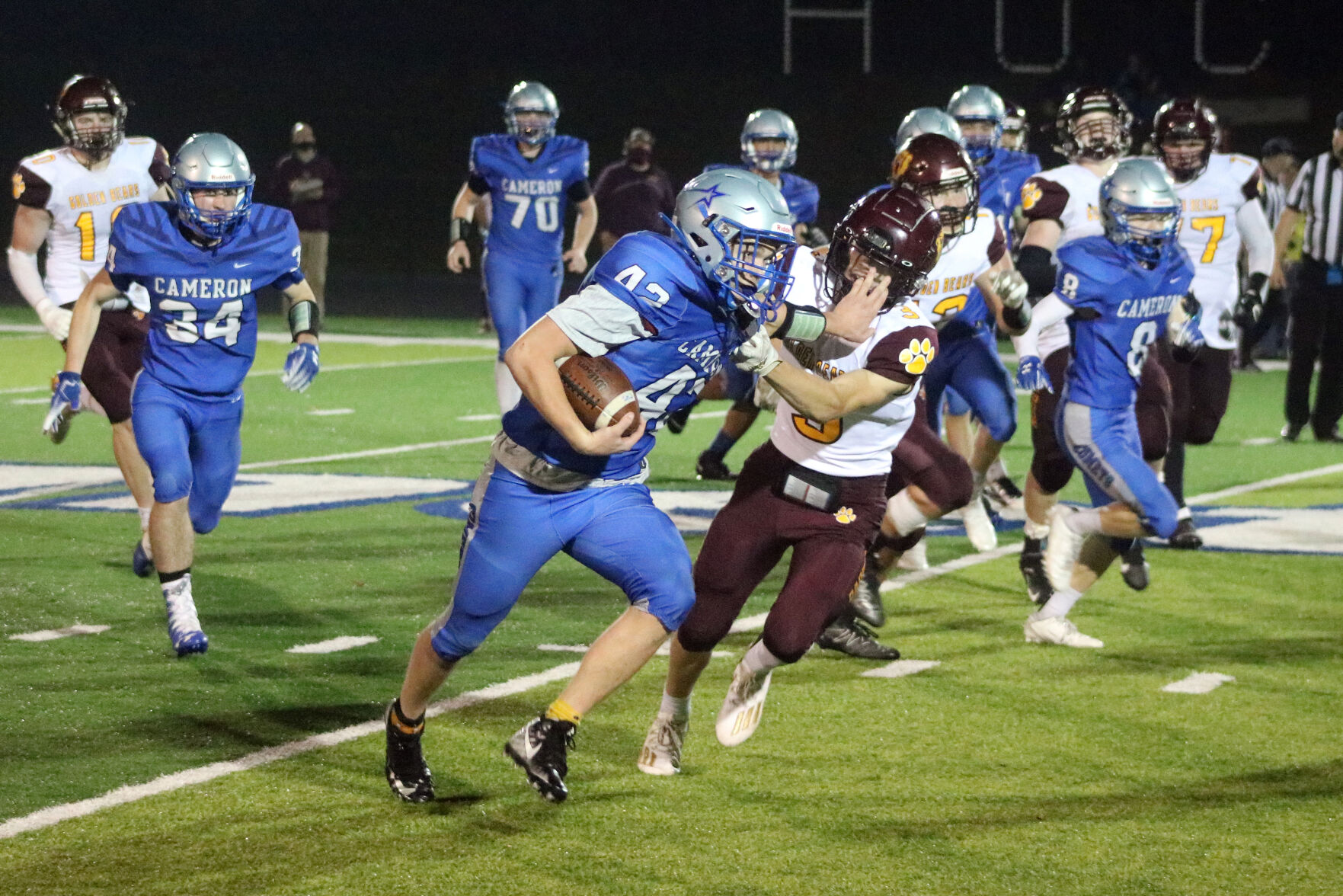 Cameron vs. Barron football 10-9-20